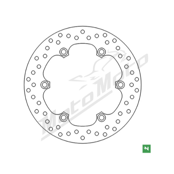 Newfren galinis stabdžių diskas Honda NSS / FJS / XLV / CBR / CB 125-1300cc 97-19