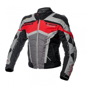 ADRENALINE SCORPIO grey/red textile jacket for men