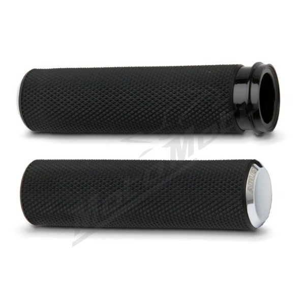 ARLEN NESS Knurled Grips Harley Davidson FLDE / FLFB / FLFBS / FLH / FLHC / FLHCS 1584-1923cc 08-24