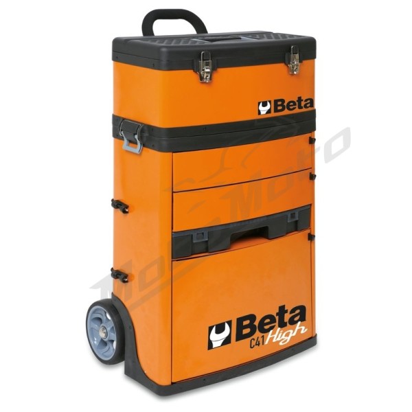BETA Two Module Tool Trolley RAL2011 Orange