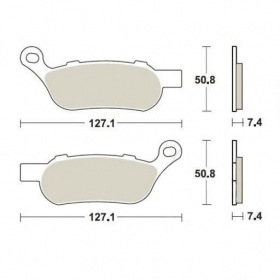 BRAKE PADS FERODO FDB2251ST / MCB814 ROUTE