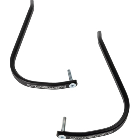 MOOSE OFFROAD HARD-PARTS Evo 2 Black Debris Deflectors with Tapered Clamp Set Yamaha WR / YZ 125-450cc 18-26