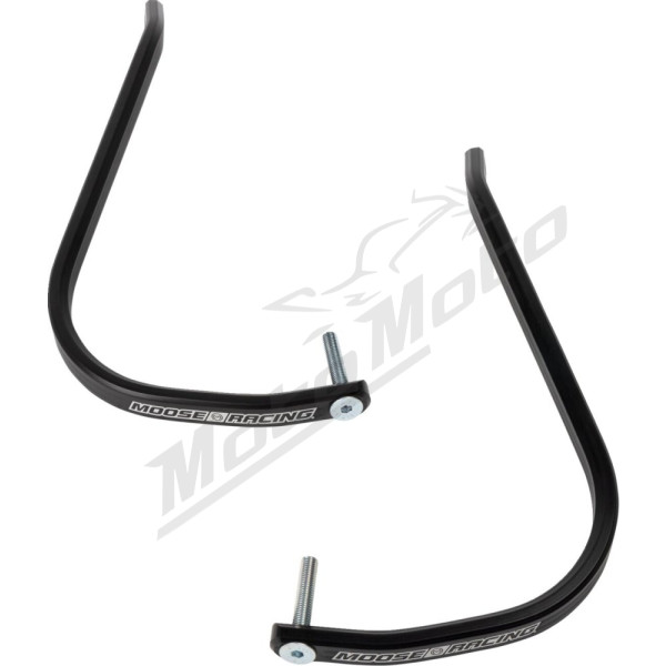 MOOSE OFFROAD HARD-PARTS Evo 2 Black Debris Deflectors with Tapered Clamp Set Yamaha WR / YZ 125-450cc 18-26