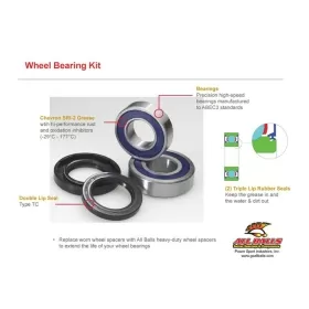 ALL BALLS Steering Shaft Bearing Kit  Honda TRX 90/450 88-18
