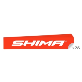 Shima sticker set 200x34mm 25pcs Red