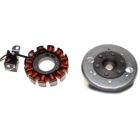 Stator ignition + flywheel APRILIA/ DERBI/ ITALJET/ MALAGUTI/ PIAGGIO/ VESPA 50cc 4T