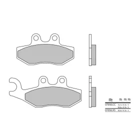 BREMBO Scooter Sintered Metal Brake pads front APRILIA / DERBI / GILERA / PEUGEOT / PIAGGIO / VESPA 50-500cc 2002-2024