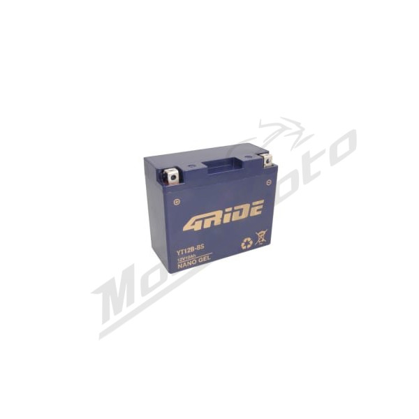 4RIDE Battery YT12B-BS GEL 12V 10Ah