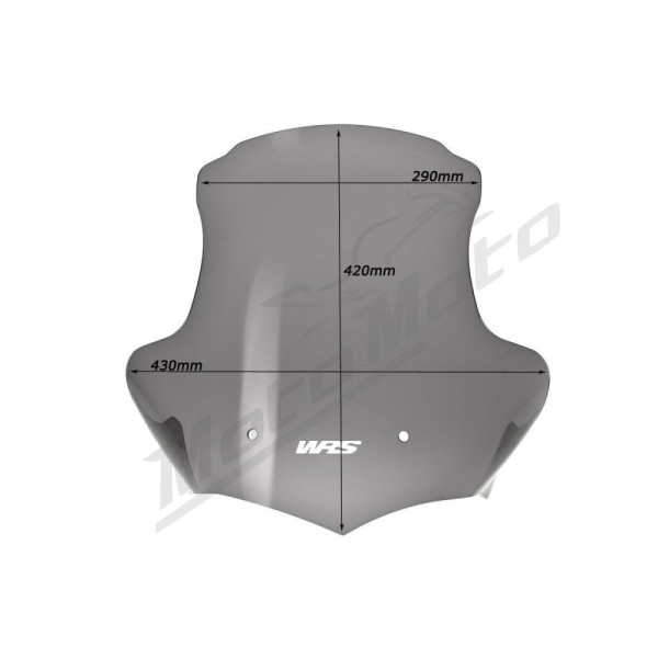 WRS BM015F TOURING Windscreen Smoke BMW K1200R / K1300R 05-16