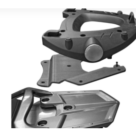 KAPPA Rear storage box bracket with plate Yamaha FJR 1300 06-20