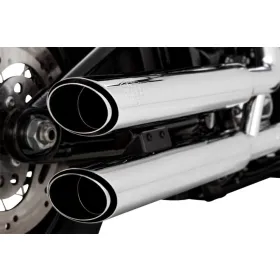 VANCE & HINES 3 colių "Twin Slash Slip-On" duslintuvai Harley Davidson FLFB / FLFBS / FLSL / FXBB / FXBR / FXST 1750-1923cc 18-25