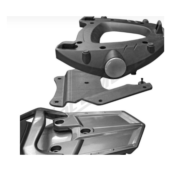 KAPPA Rear storage box bracket with plate Yamaha FJR 1300 06-20