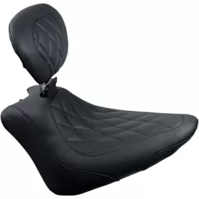 MUSTANG Wide Tripper™ Solo Seat Harley Davidson FLS / FLSS / FXS 1584–1800cc ABS 11–17