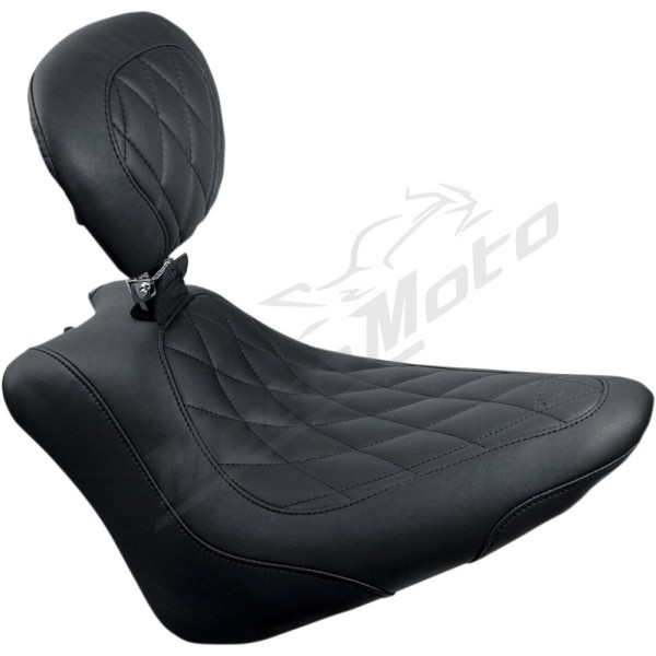 MUSTANG Wide Tripper™ Solo Seat Harley Davidson FLS / FLSS / FXS 1584–1800cc ABS 11–17