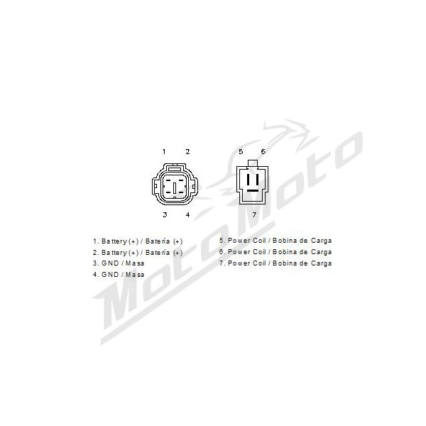 MOTOPLAT Regulator Arctic Cat / Cagiva / Suzuki 375/1000 00-09