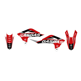 Blackbird Racing Dream 5 Grafikos Lipdukų kompl. GasGas EC / MC 125-450cc 21-23 Raudona
