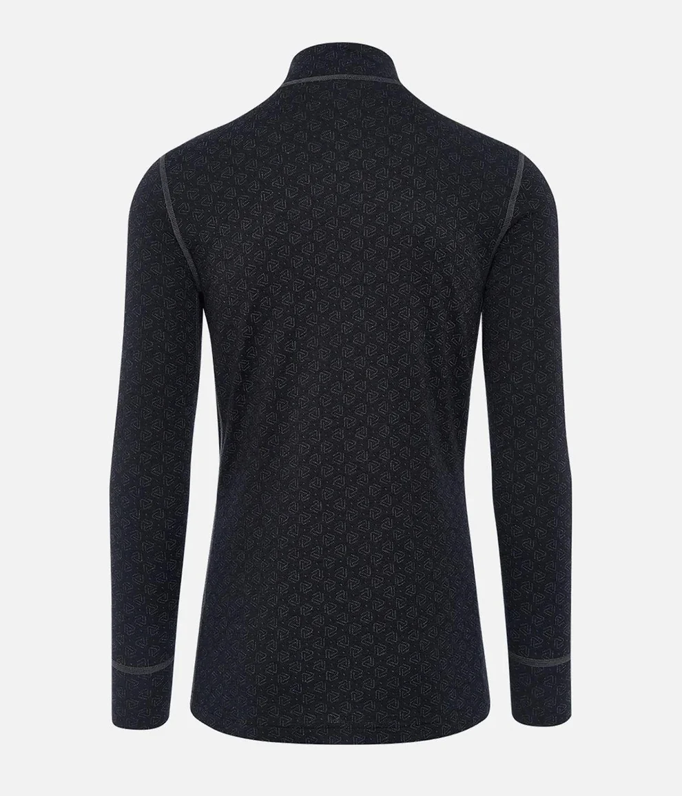 Thermowave Merino Xtreme Vyriški Termo Marškinėliai Su 1/2 Užtrauktuku