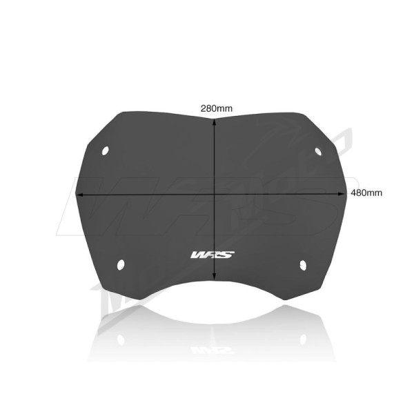 WRS Windscreen for Scooter Dark  Smoke Honda SH 300cc 15-20