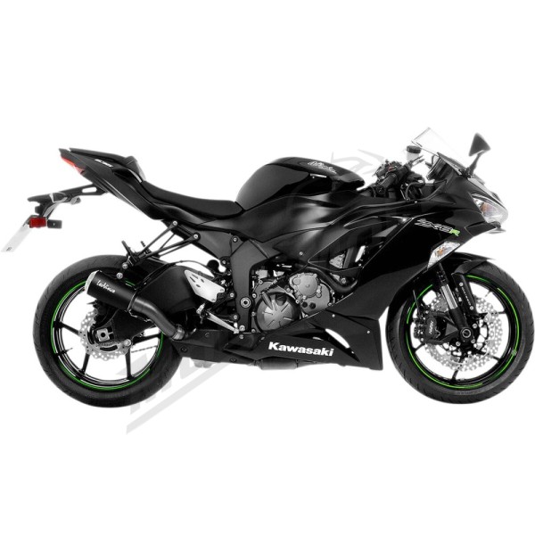 LEOVINCE LV-10 Black Edition Slip-On Muffler KAWASAKI ZX-6R 600-636 11-20