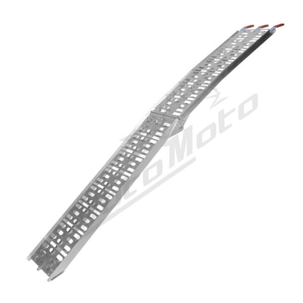 Biketec 2024/06 universal aluminum openwork overrun ramp 226 x 30,5 cm