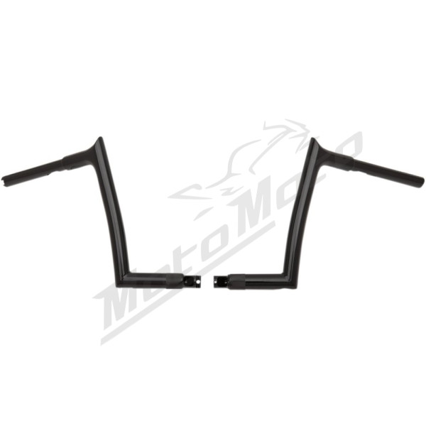 FAT BAGGERS INC. Pointed Top Handlebar Black 89x25.5cm Harley Davidson FLTRK / FLTRT / FLTRU / FLTRXS 1690-1923 15-24