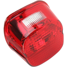 DRAG SPECIALTIES Laydown Taillight Lens with Top Tag Window ​​​​​​​Harley Davidson FLD / FLHC / FLHCS / FLHR / FLHRC 1584-1923cc 07-24