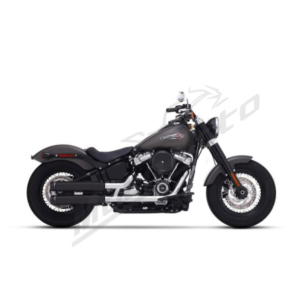 RINEHART RACING 500-1201 3.5 Muffler Slip-On Duals (black) for Harley Davidson FLFB / FLFBS / FLSL / FXBB / FXBBS 1750-1923cc 18-24