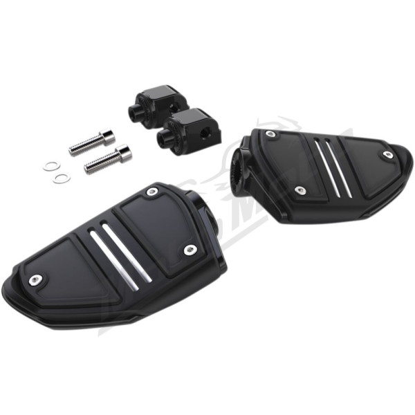 CIRO Twin Rail Footrests Harley Davidson FLDE / FLFB / FLFBS / FLHC / FLHCS 1750-1923cc 18-25