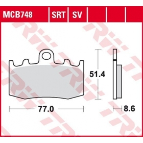 STABDŽIŲ TRINKELĖS TRW MCB748SV ROUTE