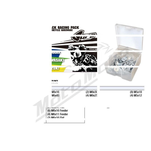 UFO Track Racing Pack Hardware Sets Kawasaki / Suzuki / Yamaha