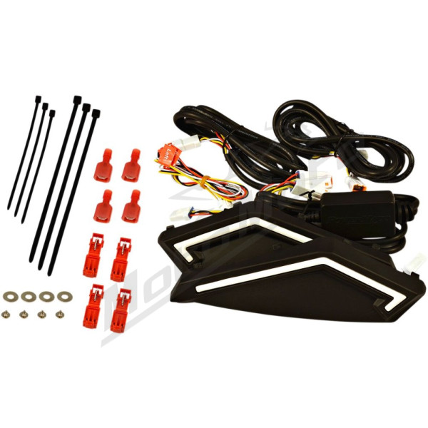 POWERMADD Star Handguard Vairo apsaugos su posūkių signalais Harley Davidson FLHTI 1450cc 06