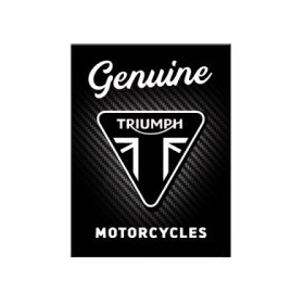 MAGNET TRIUMPH GENIUS MOTORCYCLES 6x8