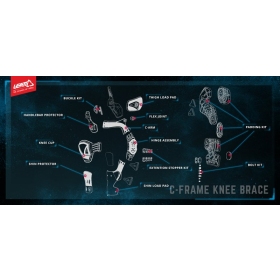 Leatt C-Frame Pro Carbon kelio apsaugos sulenkimo stabdžių rinkinys (pora)