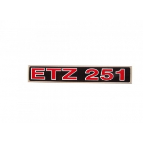 STICKERS FOR FRONT DAMPERS "ETZ251" 10pcs