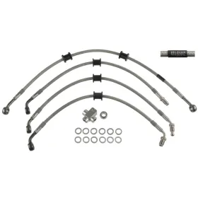 TRW Varioflex Steel Braided Hydraulic Brake Lines Kawasaki Z H2 1000cc 20->