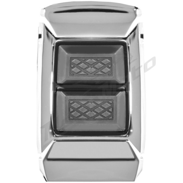 KURYAKYN Enygma Chrome Brake Pedal Pad Harley Davidson FLHR / FLHRC / FLHT / FLHTK / FLTRI / FLTRX 1340/1977 95-25