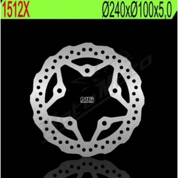 NG BRAKES Wave Fixed Brake Disc SYM 125-300cc 12-21