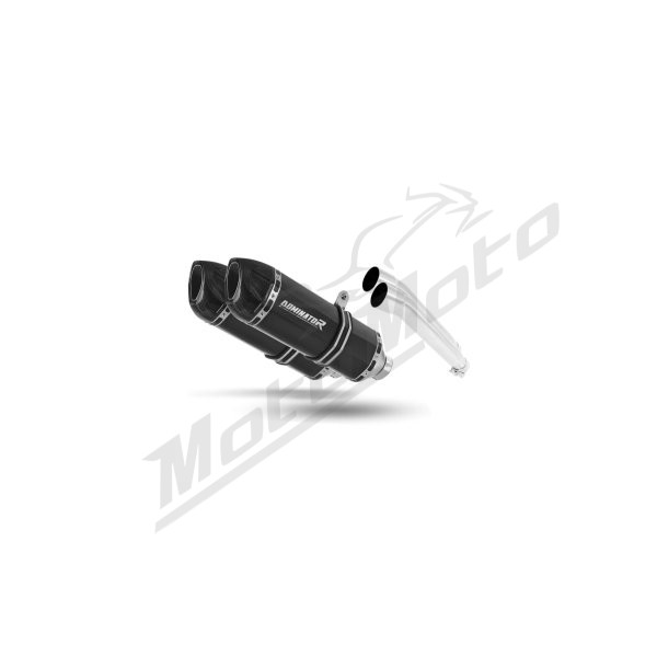 Yamaha TDM 900 2002-2009 Exhaust Silencer Muffler HP1 BLACK + dB killer