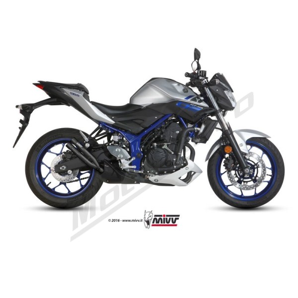 MIVV Double Gun Silencer Yamaha MT-03 320cc 16-25