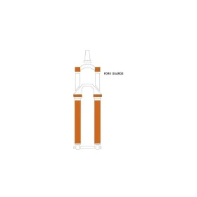ALGIS fork protective stickers set (opaque-black lines)