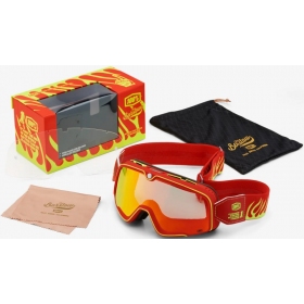 100% Barstow Death Spray Fire Motocross Goggles