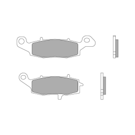 BREMBO Road/Sport Sinter stabdžių trinkelės KAWASAKI / SUZUKI 500-1700cc 1995-2025