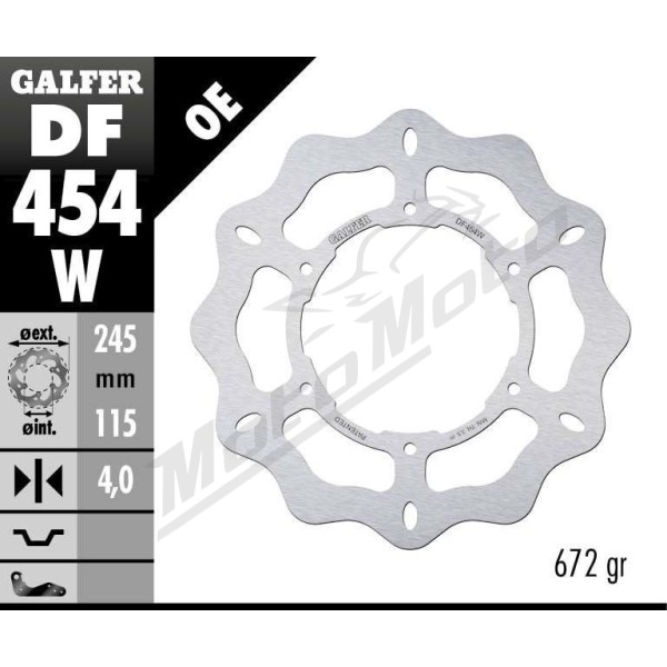 GALFER Wave® FrontBrake Rotor Yamaha XTZ 750cc 89-97