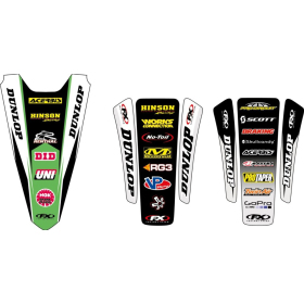 FACTORY EFFEX Galinio sparno grafikos kompl. Kawasaki KX 450 24-26