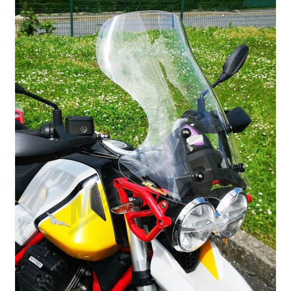 BULLSTER Priekinis stiklas 57cm Skaidrus Moto Guzzi V85 850TT 19-24