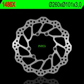 NG BRAKES Priekinis Wave fiksuotas stabdžių diskas 260mm Honda CRF 250-450cc 15-22