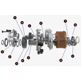 BLACK BEARING Bearing (7) for Motor Gen4 Bosch Cargo / Performance 2020-