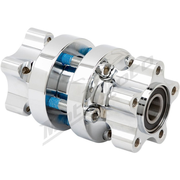 ARLEN NESS Rear Cartridge Hub Chrome Harley Davidson FLDE / FLHC / FXBB / FXFB / FXST 1750-1923 18-24
