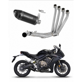 Honda CBR 650 R 2019-2023 Full Exhaust System Collector Silencer HP8 BLACK + dB killer