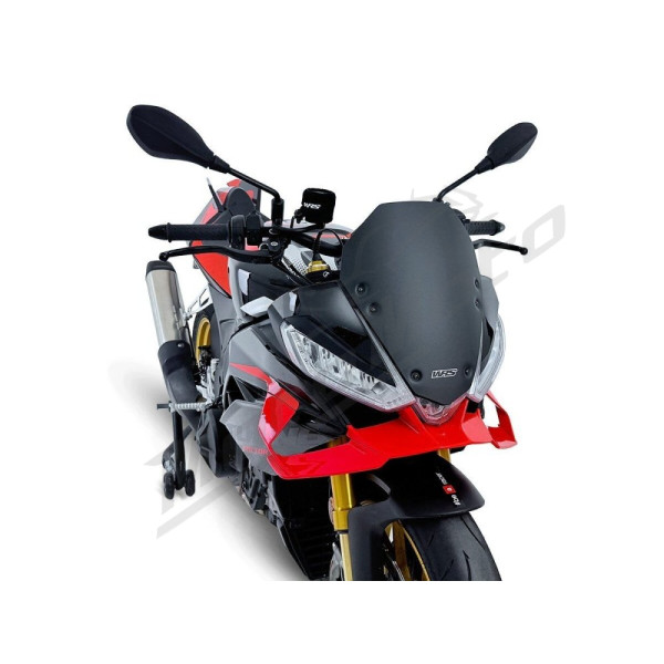 WRS Sport Priekinis stiklas Matinė Juoda Aprilia Tuono V4 1100RR ABS 2025